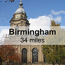 Warwick to Birmingham